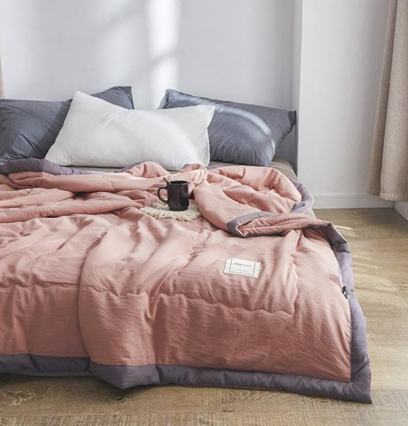 summer throw quilt washed cotton duvet pink bed cover freshness patchwork comforter solid japan home double style comforters & sets
summer throw quilt washed cotton duvet pink bed cover freshness patchwork comforter solid japan home double style comforters & sets