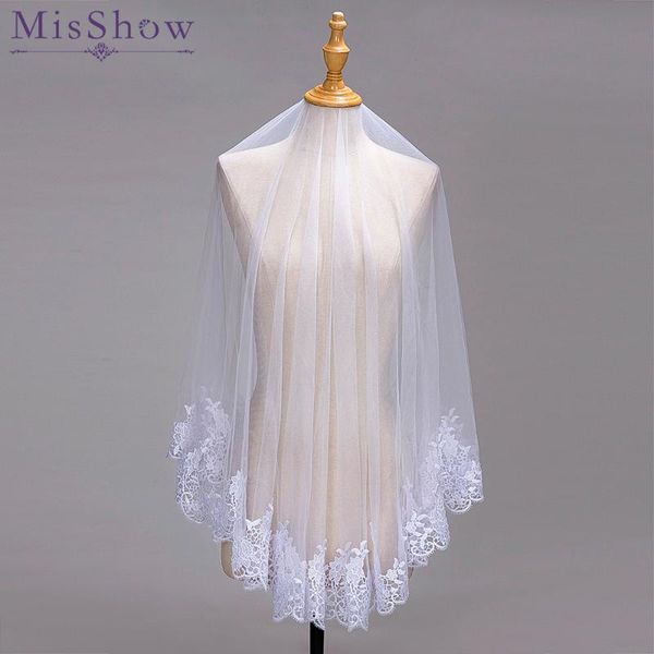 bridal veils 2021 short one layer lace edge white ivory wedding veil 1.5 meter tulle accessories voile without comb, Black
bridal veils 2021 short one layer lace edge white ivory wedding veil 1.5 meter tulle accessories voile without comb, Black