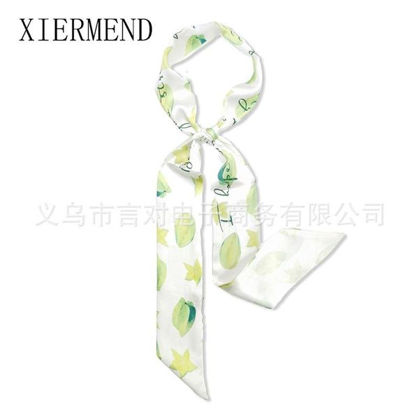 scarves 2021 summer 126*6 fruit small hairband lovely print long silk scarf wrist ribbon skinny for women, Blue;gray
scarves 2021 summer 126*6 fruit small hairband lovely print long silk scarf wrist ribbon skinny for women, Blue;gray