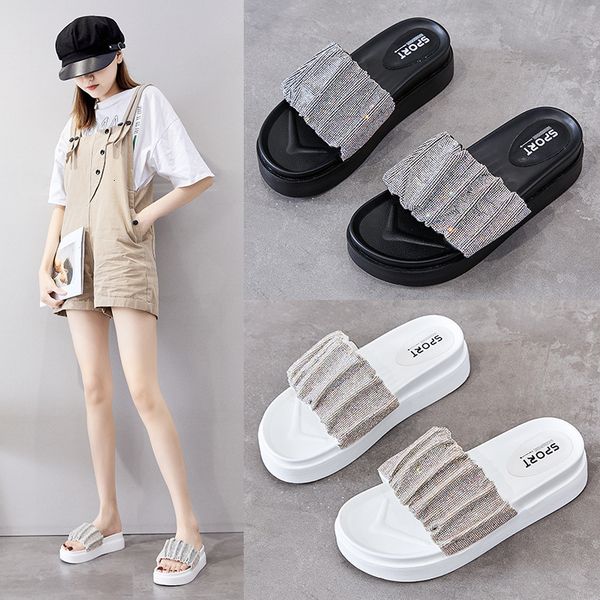luxury slippers 2021 summer flat thick bottom middle heel casual comfortable flip flop women's muffin fashion sandals, Black
luxury slippers 2021 summer flat thick bottom middle heel casual comfortable flip flop women's muffin fashion sandals, Black