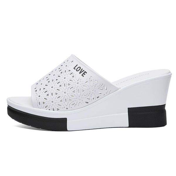 round-toe wedge slippers, one-line color-blocking women's shoes, platform shoes slippers, Black
round-toe wedge slippers, one-line color-blocking women's shoes, platform shoes slippers, Black
