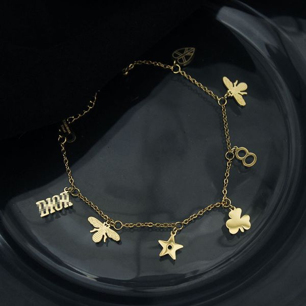 honeybee tiktok bracelet, five pointed star leaves 8 hollow ins, quick hand, dashing, air selling kwai jewelry, Black
honeybee tiktok bracelet, five pointed star leaves 8 hollow ins, quick hand, dashing, air selling kwai jewelry, Black