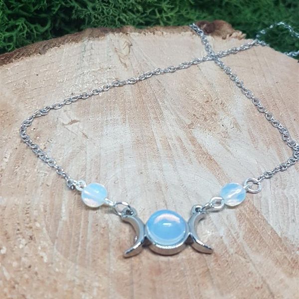 pendant necklaces triple moon goddess necklace witchcraft pagan jewelry witch girl fashion gift, Silver
pendant necklaces triple moon goddess necklace witchcraft pagan jewelry witch girl fashion gift, Silver