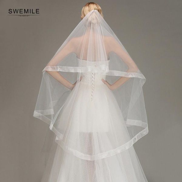 bridal veils swemile simple one layer cut edge wedding veil white ivory soft tulle velo de novia accessories, Black
bridal veils swemile simple one layer cut edge wedding veil white ivory soft tulle velo de novia accessories, Black