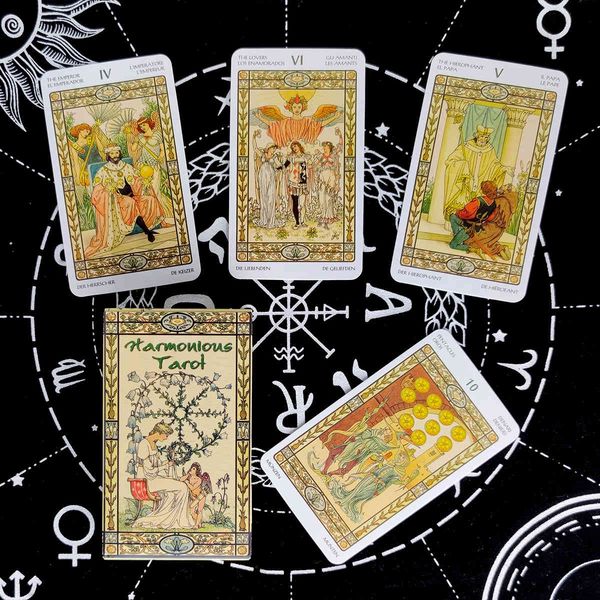 mini harmonious tarot cards prophecy divination deck english version entertainment board game 78 sheets/box
mini harmonious tarot cards prophecy divination deck english version entertainment board game 78 sheets/box