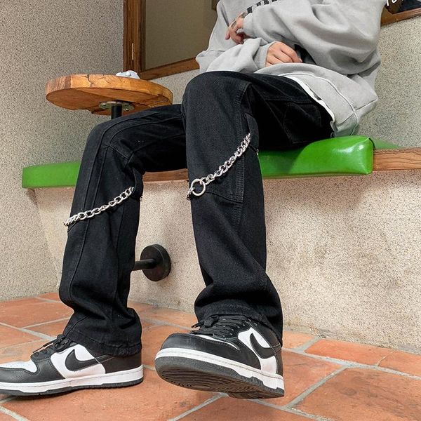 men's jeans men cargo wide leg denim pant loose straight baggy streetwear solid women pants hip hop trousers, Blue
men's jeans men cargo wide leg denim pant loose straight baggy streetwear solid women pants hip hop trousers, Blue