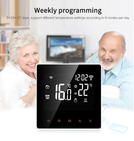 smart home control temperature controller tuya thermostat digital programmable voice electric floor heating
smart home control temperature controller tuya thermostat digital programmable voice electric floor heating