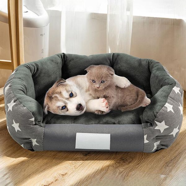 sizes star print pet bed house warm cozy dog soft fleece nest baskets mat autumn winter waterproof kennel kennels & pens
sizes star print pet bed house warm cozy dog soft fleece nest baskets mat autumn winter waterproof kennel kennels & pens