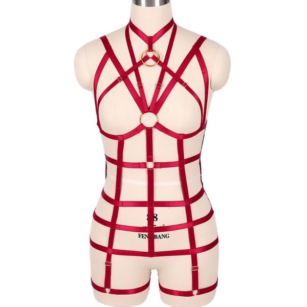 bras sets hollow bra full body harness for women underwear lingerie wedding garter thigh bands adjust waist suspender belt fetish, Red;black
bras sets hollow bra full body harness for women underwear lingerie wedding garter thigh bands adjust waist suspender belt fetish, Red;black