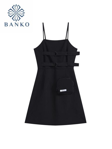 casual dresses women gothic punk dark suspender dress 2021 summer fashion streetwear high waist slimming ladies a line strap, Black;gray
casual dresses women gothic punk dark suspender dress 2021 summer fashion streetwear high waist slimming ladies a line strap, Black;gray
