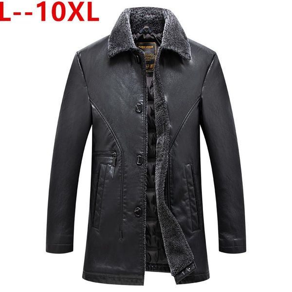 men's fur & faux plus 10xl 8xl 6xl brand winter thick leather garment casual flocking jacket clothing men, Black
men's fur & faux plus 10xl 8xl 6xl brand winter thick leather garment casual flocking jacket clothing men, Black