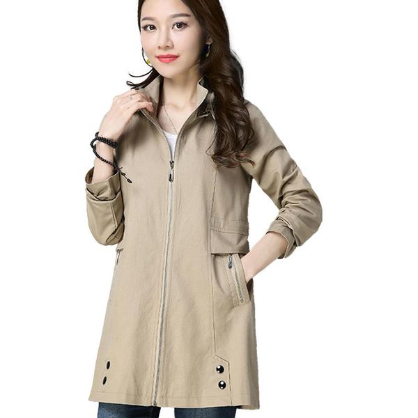 women's trench coats 2021 spring cotton windbreaker jacket fashion detachable cap waist slim slimming broadcloth, Tan;black
women's trench coats 2021 spring cotton windbreaker jacket fashion detachable cap waist slim slimming broadcloth, Tan;black