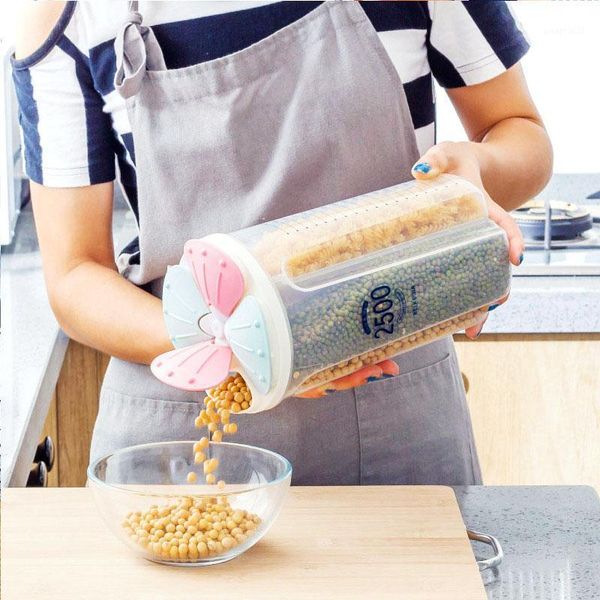 storage bottles & jars large capacity grain box multi-lattice sealed tank lid plastic dried fruit nuts kitchen food organizer
storage bottles & jars large capacity grain box multi-lattice sealed tank lid plastic dried fruit nuts kitchen food organizer