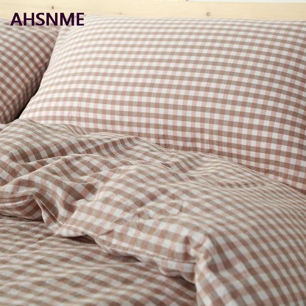 bedding sets 100% cotton bed linen super soft bedclothes bedcover cool summer pink plaid duvet comforter cover
bedding sets 100% cotton bed linen super soft bedclothes bedcover cool summer pink plaid duvet comforter cover