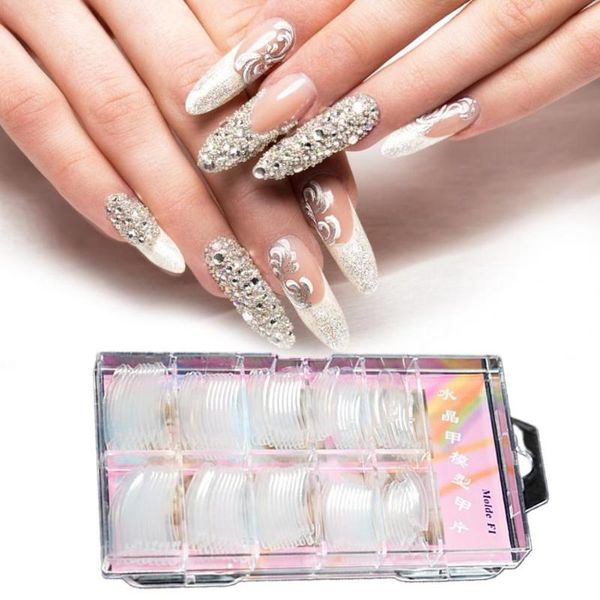 false nails 100pcs/box fake nail art tips sturdy natural abs manicure extension for women diy salon tools, Red;gold
false nails 100pcs/box fake nail art tips sturdy natural abs manicure extension for women diy salon tools, Red;gold