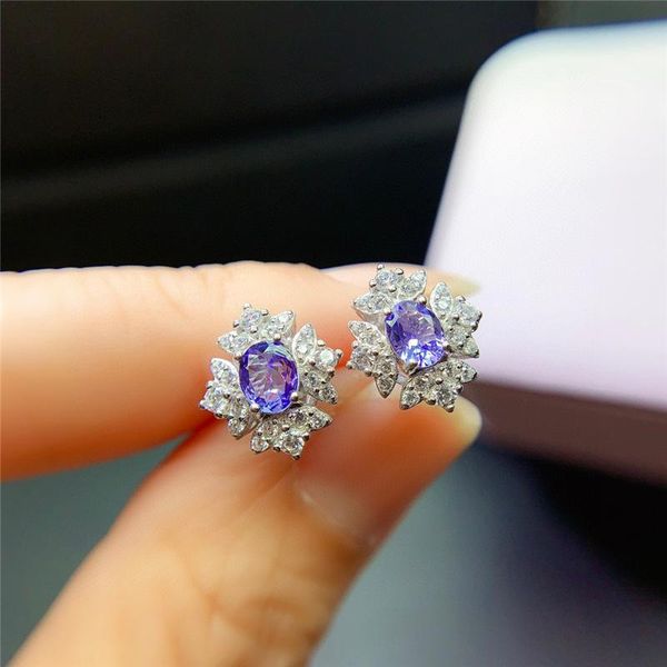 stud natural tanzanite earrings woman blue gem exquisite genuine s925 sterling silver jewelry with certificate, Golden;silver
stud natural tanzanite earrings woman blue gem exquisite genuine s925 sterling silver jewelry with certificate, Golden;silver
