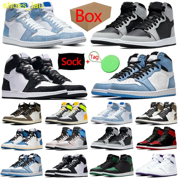 box&sock&tag 1 1s mens womens basketball shoes electro orange obsidian pollen bred patent men trainers sports sneakers newest
box&sock&tag 1 1s mens womens basketball shoes electro orange obsidian pollen bred patent men trainers sports sneakers newest