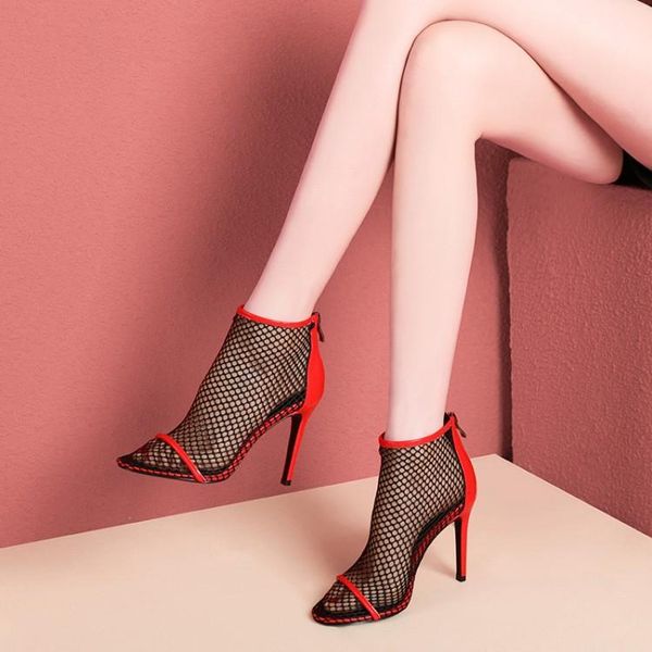 boots summer ultra-high heel nightclub dress shoes women's fashion mixed color mesh thin heeled sandals woman lb0012, Black
boots summer ultra-high heel nightclub dress shoes women's fashion mixed color mesh thin heeled sandals woman lb0012, Black