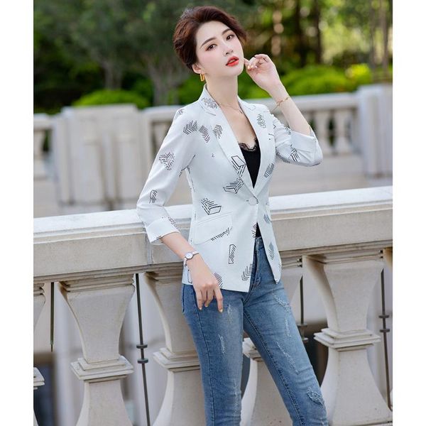 fashion business jacket women work office ladies 3/4 sleeve spring summer slim blazer female women's suits & blazers, White;black
fashion business jacket women work office ladies 3/4 sleeve spring summer slim blazer female women's suits & blazers, White;black