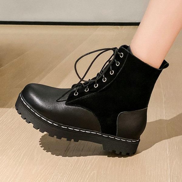 boots sklfgxzy women genuine leather lace-up to keep warm snow women's shoes size 34-43, Black
boots sklfgxzy women genuine leather lace-up to keep warm snow women's shoes size 34-43, Black