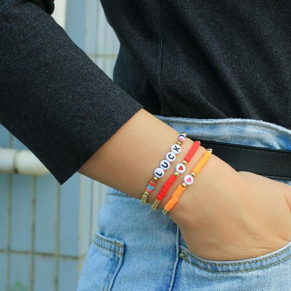 charm bracelets quanchi summer multicolor stackable heishi boho handmade golden beads letter beaded stretch jewelry, Golden;silver
charm bracelets quanchi summer multicolor stackable heishi boho handmade golden beads letter beaded stretch jewelry, Golden;silver