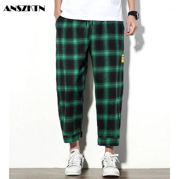men's joggers plaid pants elastic cropped cotton trousers shorts summer casual streetwear loose short sweatpants male, Black
men's joggers plaid pants elastic cropped cotton trousers shorts summer casual streetwear loose short sweatpants male, Black