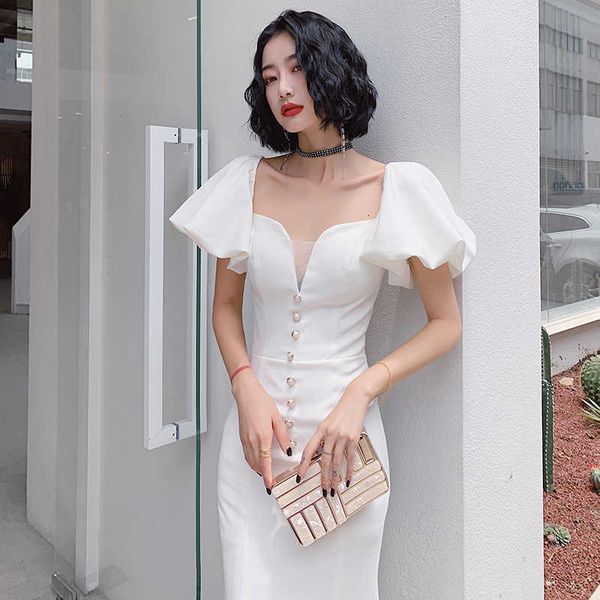 luxury evening dress 2021 banquet atmosphere queen fashion temperament white fishtail evening ladi can wear at ordinary tim, Black;gray
luxury evening dress 2021 banquet atmosphere queen fashion temperament white fishtail evening ladi can wear at ordinary tim, Black;gray