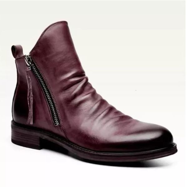dress shoes botas masculinas de couro pu com zÃper dupla face e sola antirrapante, botas casuais para homens negócios, tamanhos grans 38-48,, Black
dress shoes botas masculinas de couro pu com zÃper dupla face e sola antirrapante, botas casuais para homens negócios, tamanhos grans 38-48,, Black