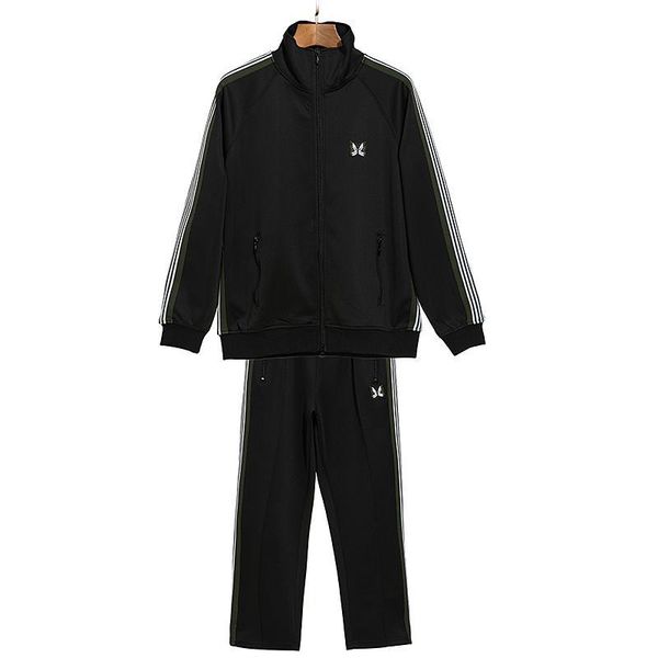 men's tracksuits needles street men women zip jackets sportswear leisure sport suits man woman couple outwear coats+pants plus size co, Gray
men's tracksuits needles street men women zip jackets sportswear leisure sport suits man woman couple outwear coats+pants plus size co, Gray