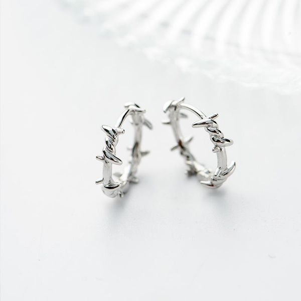 hoop & huggie design sense thorn earrings temperament s925 sterling silver female ear buckles korea, Golden;silver
hoop & huggie design sense thorn earrings temperament s925 sterling silver female ear buckles korea, Golden;silver