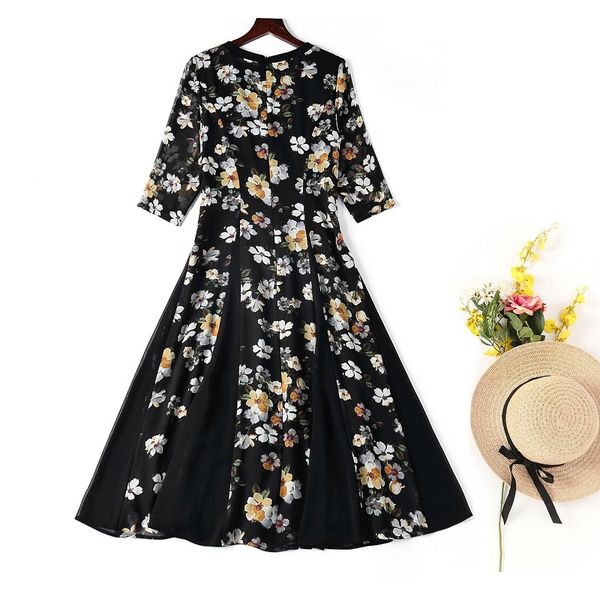 dresses plus size clothing spring summer fashionable women v-neck floral print half sleeve mid-calf vintage chiffon, Black;gray
dresses plus size clothing spring summer fashionable women v-neck floral print half sleeve mid-calf vintage chiffon, Black;gray
