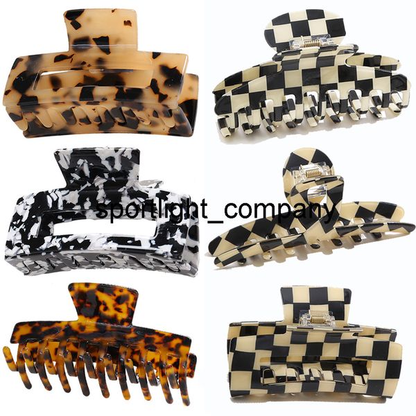 2022 elegant black white plaid grab clip large acetate hair clip crab fashion hair claws for women girl hair accessories hair-style make, Slivery;white
2022 elegant black white plaid grab clip large acetate hair clip crab fashion hair claws for women girl hair accessories hair-style make, Slivery;white
