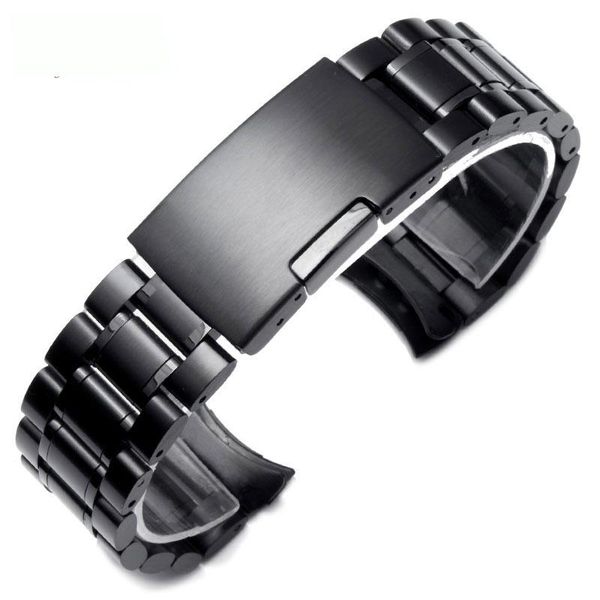 watch bands stainless steel strap black color bracelet metal with folding clasp for men and women 12/14/16/18/20 / 22mm, Black;brown
watch bands stainless steel strap black color bracelet metal with folding clasp for men and women 12/14/16/18/20 / 22mm, Black;brown