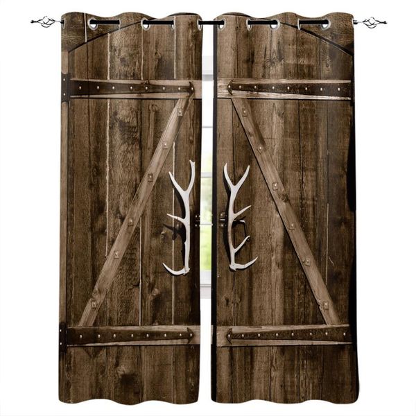 ancient wooden door curtain for living room kids decoration bedroom window treatment drapes &
ancient wooden door curtain for living room kids decoration bedroom window treatment drapes &