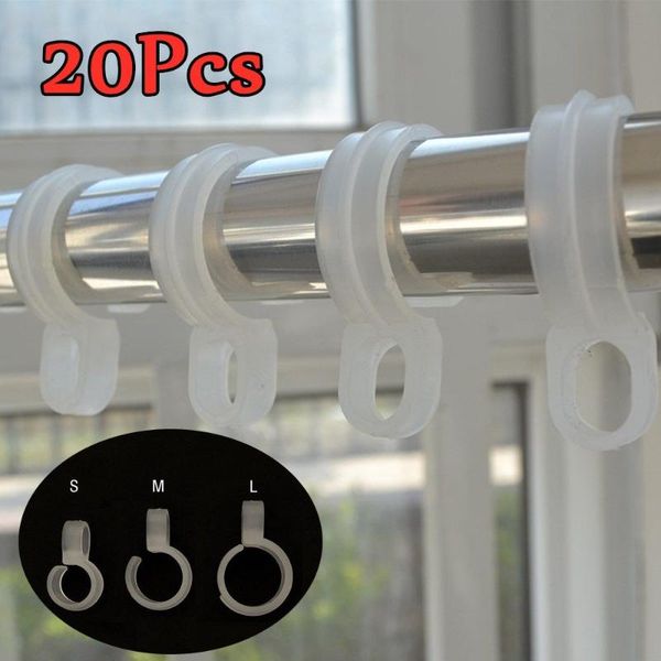 hooks & rails 20pcs round hanger hook hanging buckle non-slip clothes windproof clips anti-slip
