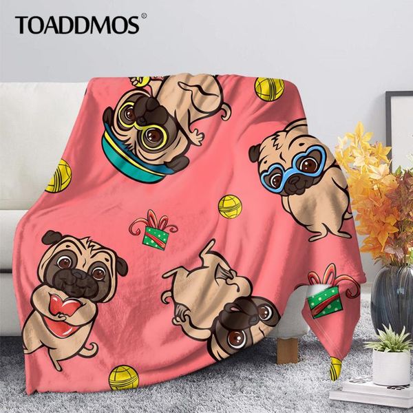 blankets toaddmos cartoon pug dog design fleece blanket for kids adults comfort soft bed thin quilt sofa/office nap warm manta
blankets toaddmos cartoon pug dog design fleece blanket for kids adults comfort soft bed thin quilt sofa/office nap warm manta