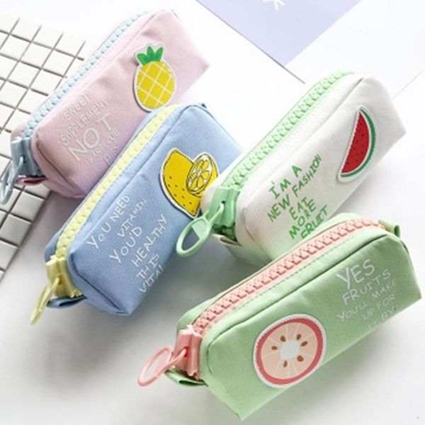 cosmetic bags & cases big zipper pencil case school for girls boys student stationery canvas fruit bag cute pen box supplies
cosmetic bags & cases big zipper pencil case school for girls boys student stationery canvas fruit bag cute pen box supplies