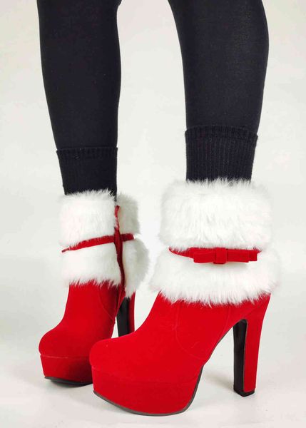 boots female warm thick fur butterfly knot platform flock high heels chritmas ankle boots women autumn fashion shoes woman, Black
boots female warm thick fur butterfly knot platform flock high heels chritmas ankle boots women autumn fashion shoes woman, Black