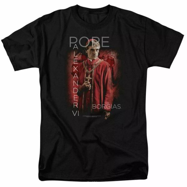 the borgias pope alexander vi t shirt mens licensed classic merchandise black, White;black
the borgias pope alexander vi t shirt mens licensed classic merchandise black, White;black