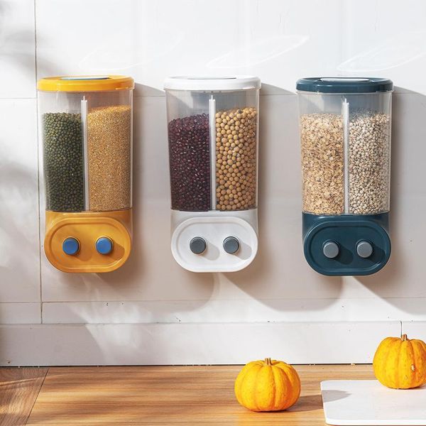 storage bottles & jars 2021 kitchen classification grains cereal dispenser wall-mounted hanging sealed transparent multigrain box
storage bottles & jars 2021 kitchen classification grains cereal dispenser wall-mounted hanging sealed transparent multigrain box
