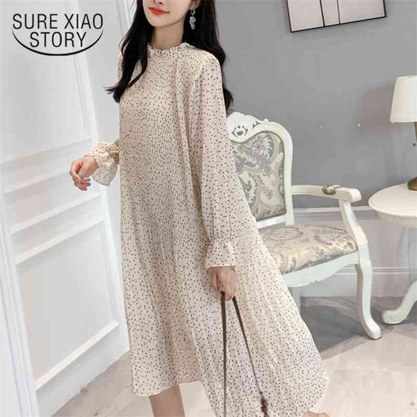 mid-calf chiffon long sleeve women autumn and winter floral dress loose pleated party dresses 7151 50 210417, Black;gray
mid-calf chiffon long sleeve women autumn and winter floral dress loose pleated party dresses 7151 50 210417, Black;gray