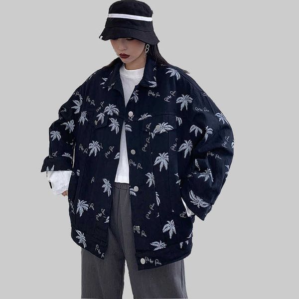 vintage fashion printed bomber jacket streetwear harajuku bf loose coats and jacket casual single breasted coat female 210531, Black;brown
vintage fashion printed bomber jacket streetwear harajuku bf loose coats and jacket casual single breasted coat female 210531, Black;brown