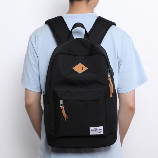 backpack men large capacity waterproof backpacks 15.6 lappack teenage high qulity oxford school bag simple travel rucksack
backpack men large capacity waterproof backpacks 15.6 lappack teenage high qulity oxford school bag simple travel rucksack
