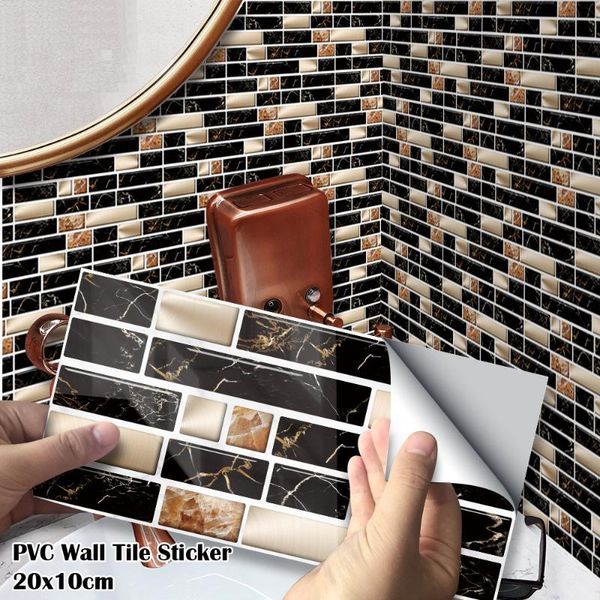 wall stickers 27pcs/pack gold metallic black marble pvc self-adhesive diy bathroom kitchen tile stair sticker home decor
wall stickers 27pcs/pack gold metallic black marble pvc self-adhesive diy bathroom kitchen tile stair sticker home decor