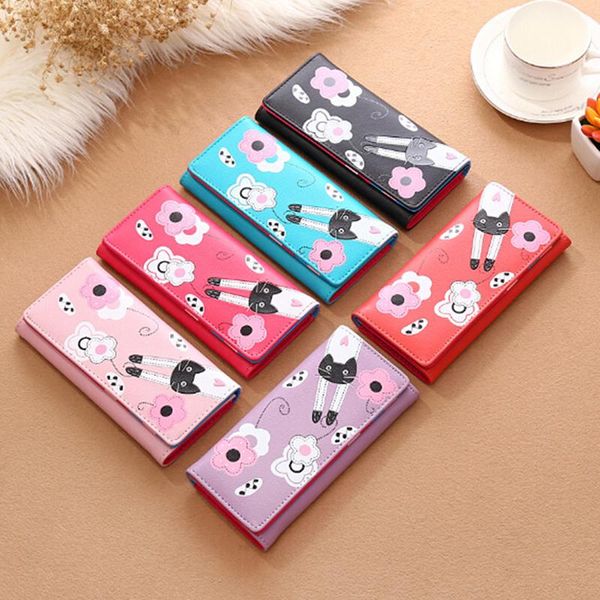 wallets fashion women wallet pu leather korean cartoon cat cute mini clutches long simple design lady card, Red;black
wallets fashion women wallet pu leather korean cartoon cat cute mini clutches long simple design lady card, Red;black