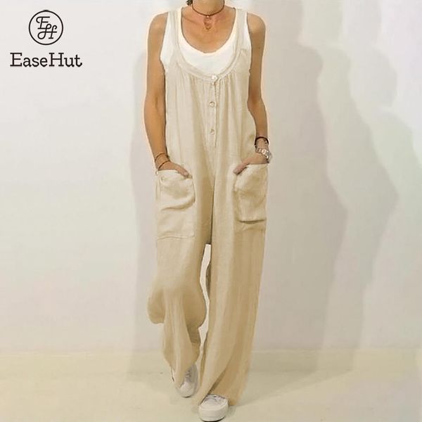 easehut plus size cotton linen wide legs overalls for women 2021 strappy summer jumpsuit female loose rompers womens jumpsuit, Black;white
easehut plus size cotton linen wide legs overalls for women 2021 strappy summer jumpsuit female loose rompers womens jumpsuit, Black;white