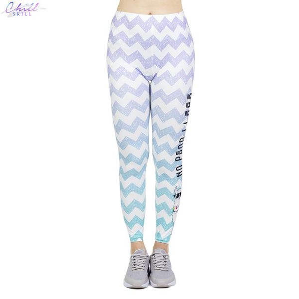 women's leggings chill skill mujer white stripe printed feminina leggins fitness woman high waist pants workout, Black
women's leggings chill skill mujer white stripe printed feminina leggins fitness woman high waist pants workout, Black