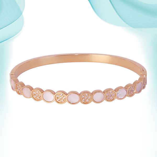 love romantic bangle white shell bracelet with crystals women stainless steel jewelry fashion charm luxury simple designed natural stones we, Black
love romantic bangle white shell bracelet with crystals women stainless steel jewelry fashion charm luxury simple designed natural stones we, Black