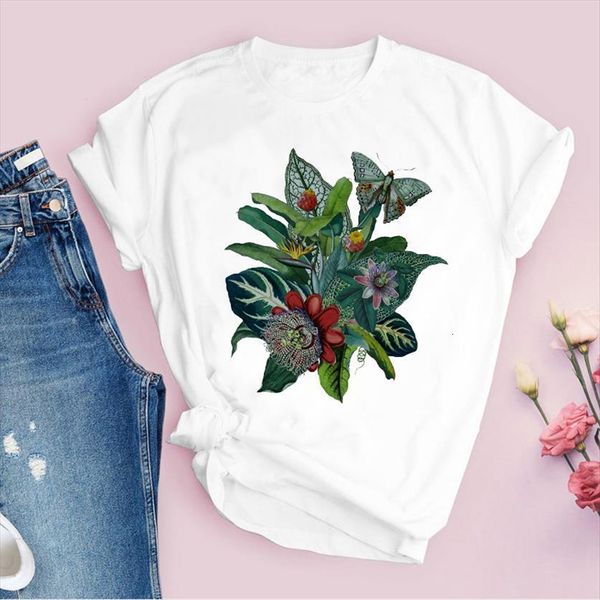 printing vintage plant butterfly womens graphic flower floral print tees clothing female t shirt, White
printing vintage plant butterfly womens graphic flower floral print tees clothing female t shirt, White