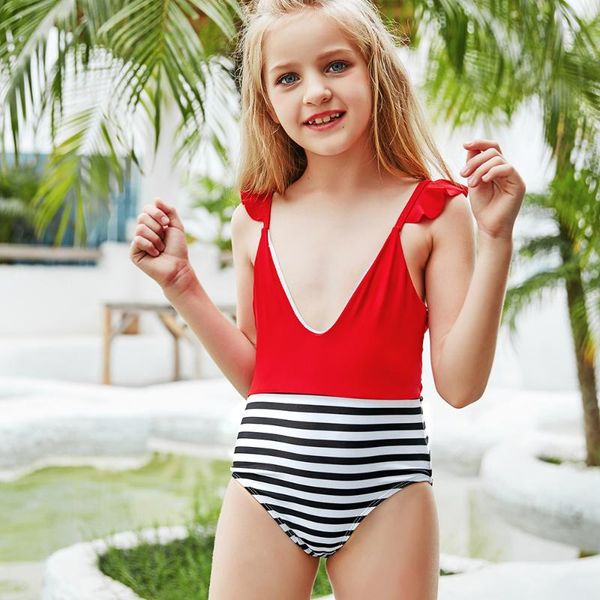 one piece swimsuit 2021 children girls biquini vintage striped swimwear beach wear ruffle bathing suit for 6~12 years old one-piece suits
one piece swimsuit 2021 children girls biquini vintage striped swimwear beach wear ruffle bathing suit for 6~12 years old one-piece suits